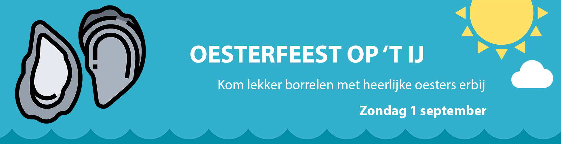 oesterparty boot amsterdam evenement