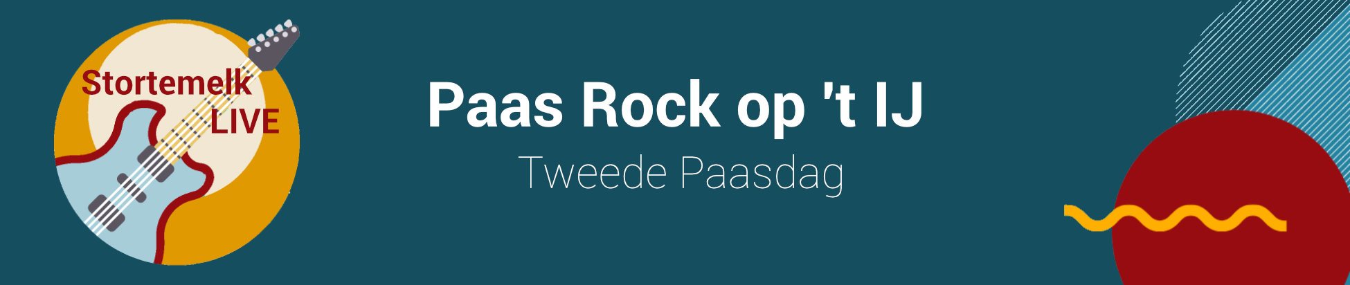 banner pasen uitje rock banner pasen uitje amsterdam 2022 rock concert